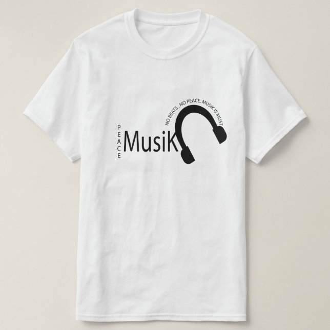 Music is My Therapy  T-Shirt (Design vorne)