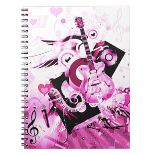 Music Journey, Pink_ Notizblock