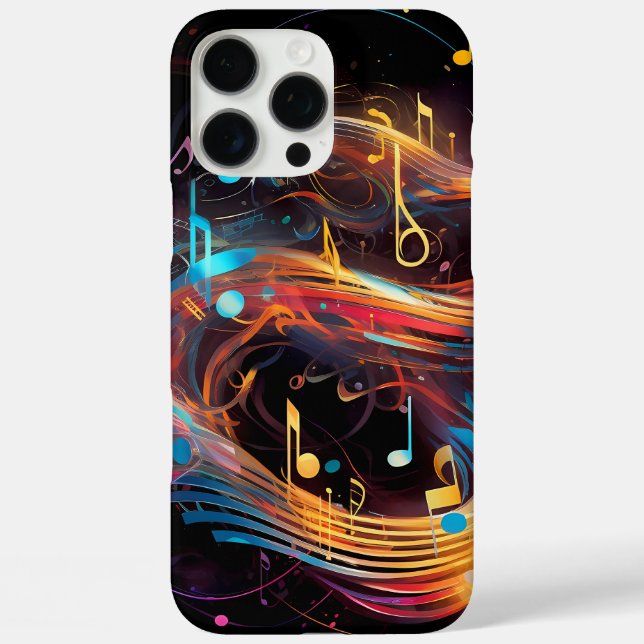 Music Kaleidoskop iPhone 16 Pro Max Hülle (Rückseite)