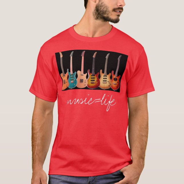 music=life T-Shirt (Vorderseite)