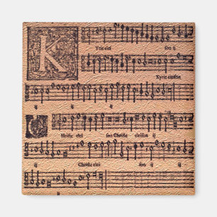 MUSIC LOVER Gregorian Chants Historische Magnete Magnet