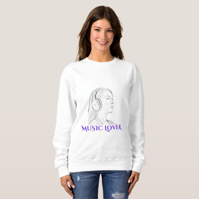 Music Lover Sweatshirt (Vorne ganz)