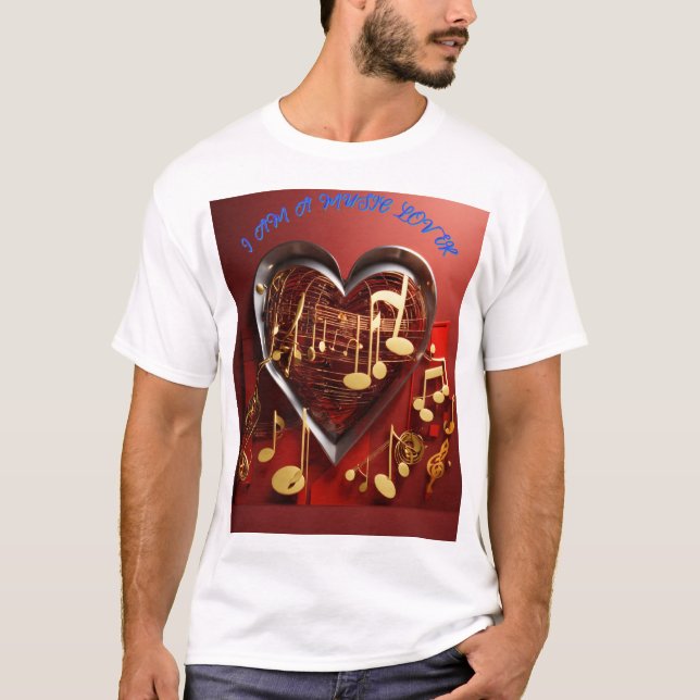 Music Lover T - Shirt (Vorderseite)
