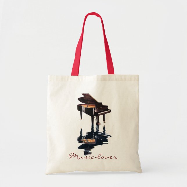 MUSIC LOVER Theme Grand Piano Tasche (Vorne)