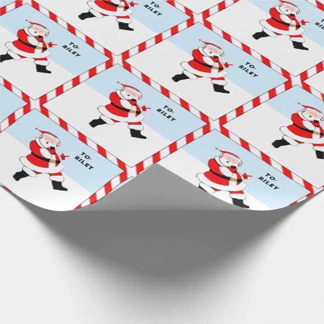 Music Lover Weihnachtsgeschenk Geschenkpapier (Ecke)