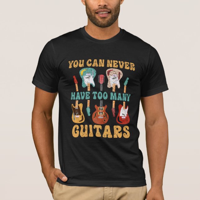 Music Lovers T - Shirt - Sie können nie zu viele h (Vorderseite)