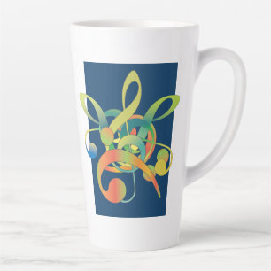Music Lovers Zwei-Töne-Kaffee-Tasse Milchtasse