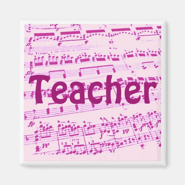 Music Major/Student/Lehrer Magnet (Vorne)