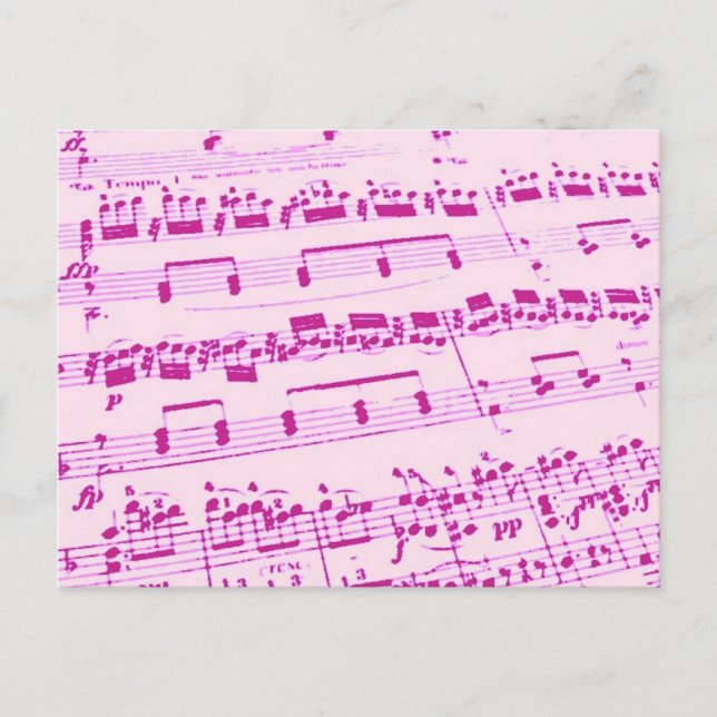 Music Major/Student/Lehrer Postkarte (Vorderseite)