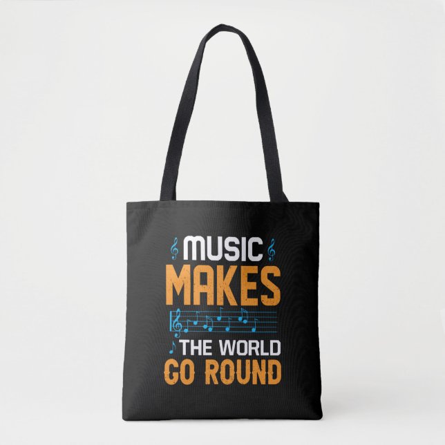 Music Makes The World Go Round Tasche (Vorderseite)