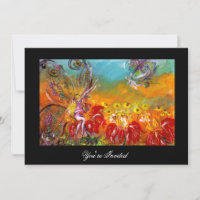 MUSIC MAKING BLUME FAIRY Red Black Fantasy Einladu