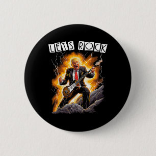 Music Mania Lustig Donald Trump spielt Gitarre - M Button