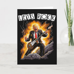 Music Mania Lustig Donald Trump spielt Gitarre - M Karte