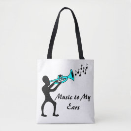 Music Mashup Music to my Oars White Jazzy Tasche
