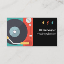Music Mixer für Hochzeitdj Business Cards