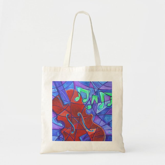 Music Mosaic Bag Tragetasche (Vorne)