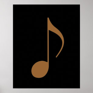music_note graphic decor poster