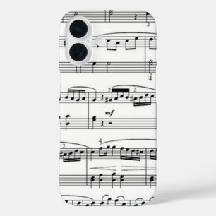 music notes iPhone 16 hülle