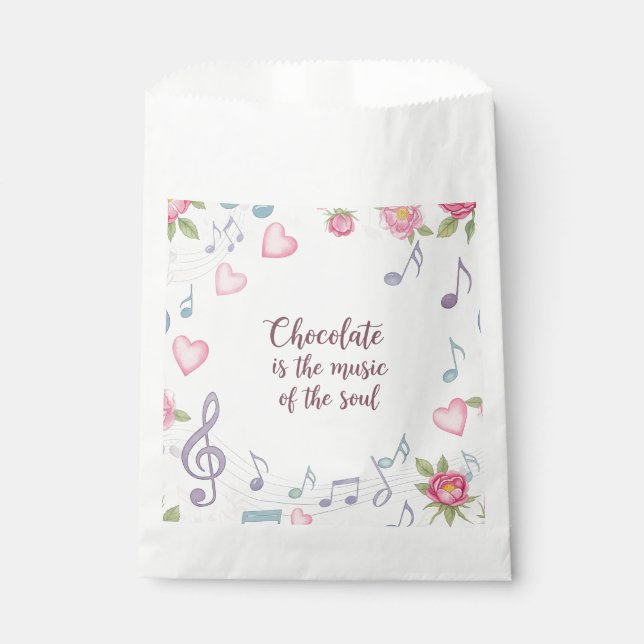 Music of the Soul, Chocolate Packaging, by Natasha Geschenktütchen (Vorderseite)