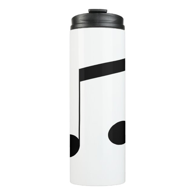 Music One Black Beam Note, Thermosbecher (Vorderseite)