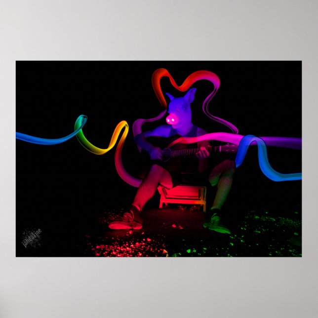 Music Pig Poster (Vorne)