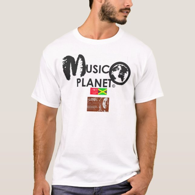 MUSIC PLANET T-shirt homme de base (Devant)