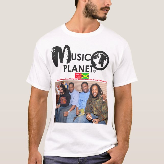 MUSIC PLANET T-shirt homme de base (Devant)