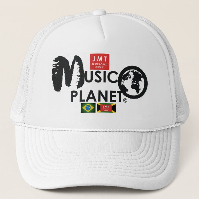 MUSIC PLANET Trucker Hat Truckerkappe (Vorderseite)