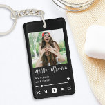 Music Player Besties Friendship Foto Schlüsselanhänger<br><div class="desc">Erstellen Sie Ihren eigenen trendigen personalisierten Schlüsselanhänger für Ihre besten Freunde. Dieses Musikplayer-Design macht es einfach einzigartig mit Ihrem eigenen Foto und Text.</div>