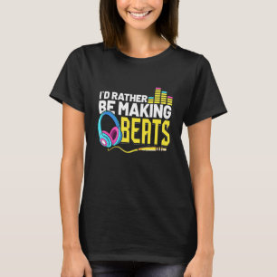 Music Producer Car Stereo Sound Tech Audio Typ T-Shirt