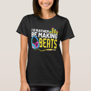 Music Producer Car Stereo Sound Tech Audio Typ T-Shirt