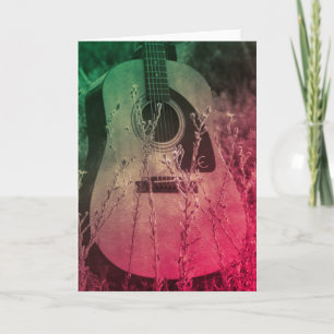 Music Retro Fotografy Jeden Anlasses Card Karte