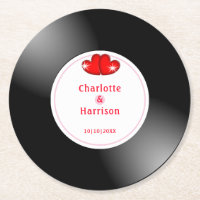 Music Retro Vinyl Record Wedding