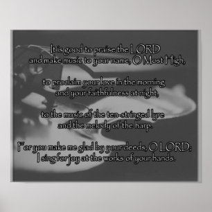 music room praise poster