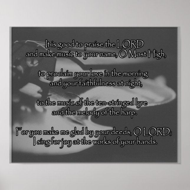 music room praise poster (Vorne)