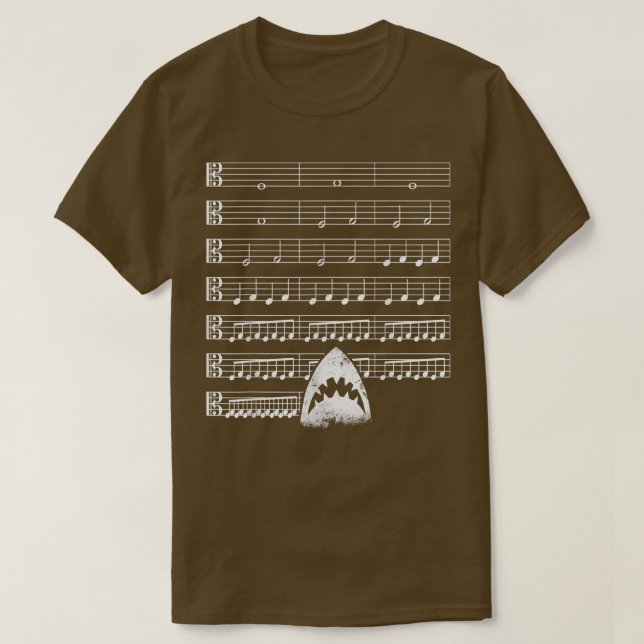 Music Shark FunnyFor Music Lover T-Shirt (Design vorne)