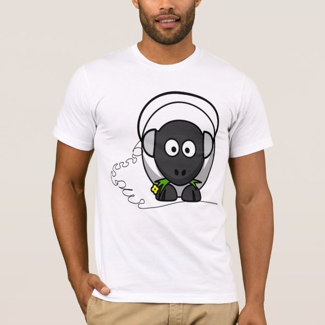 Music Sheep T - Shirt (Vorderseite)