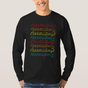 Music Sheet School Musical Notes Choir Concert Orc T-Shirt