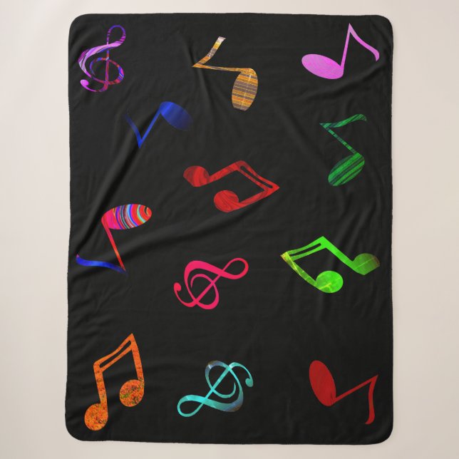 Music Sherpa Blanket Sherpadecke (Vorderseite)