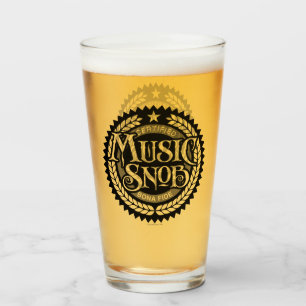 Music Snob - lustiger Musikliebhaber Glas