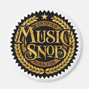 Music Snob - lustiger Musikliebhaber Magnet