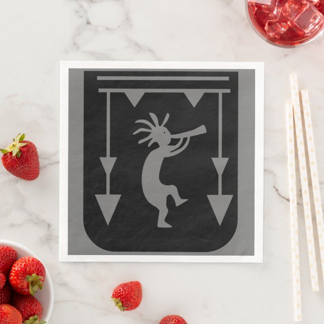 Music Southwestern Kokopelli Napkins Serviette (Beispiel)