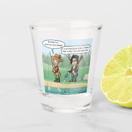 Music Streaming Funny Pun Shot Glass Schnapsglas