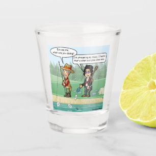 Music Streaming Funny Pun Shot Glass Schnapsglas