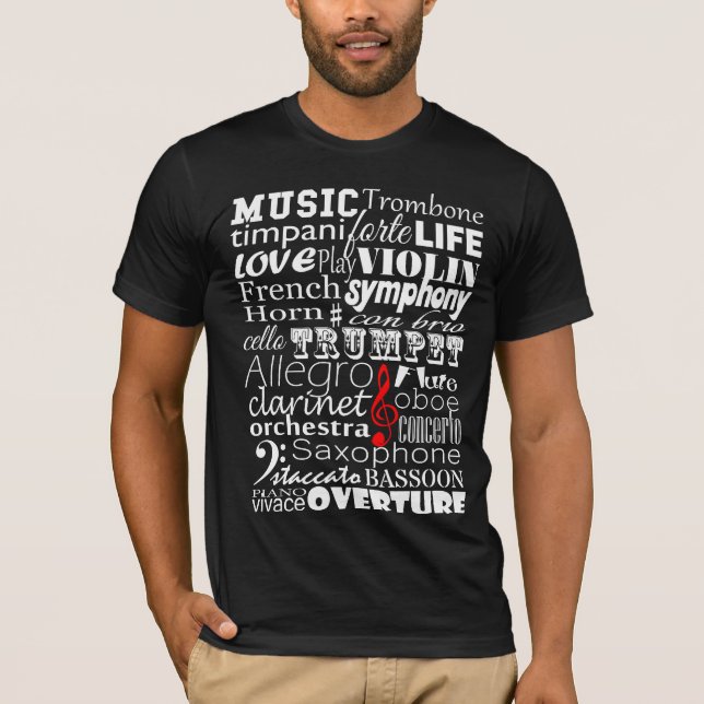Music T - Shirt (Vorderseite)