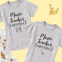 Music Teacher Besties Drum Schlagzeug Bester Freun