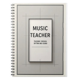 Music Teacher Notizblock