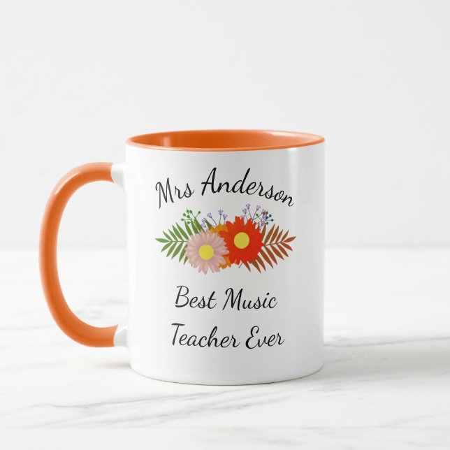 Music Teacher Tasse - Musiklehrer - Geschenke  (Links)