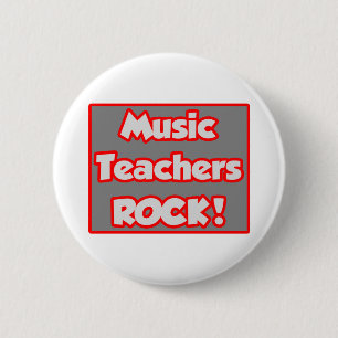 Music Teachers Rock! Button