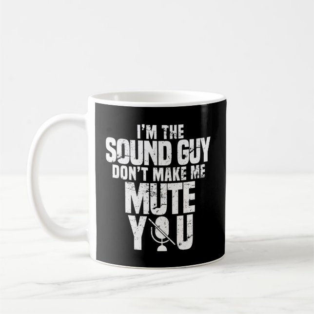 Music Tech Audio Engineer Sound Typ Kaffeetasse (Links)